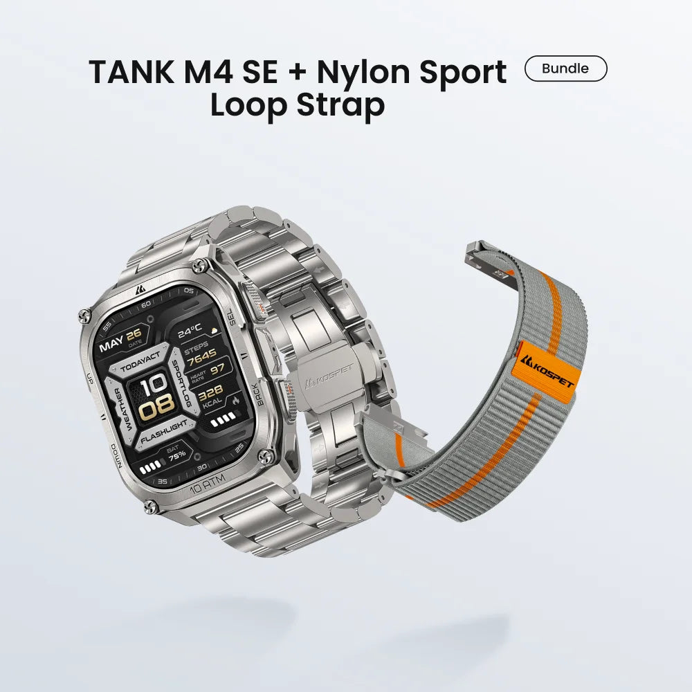 #Color_Silver^Package_Silicone Basic + Nylon Sport Strap