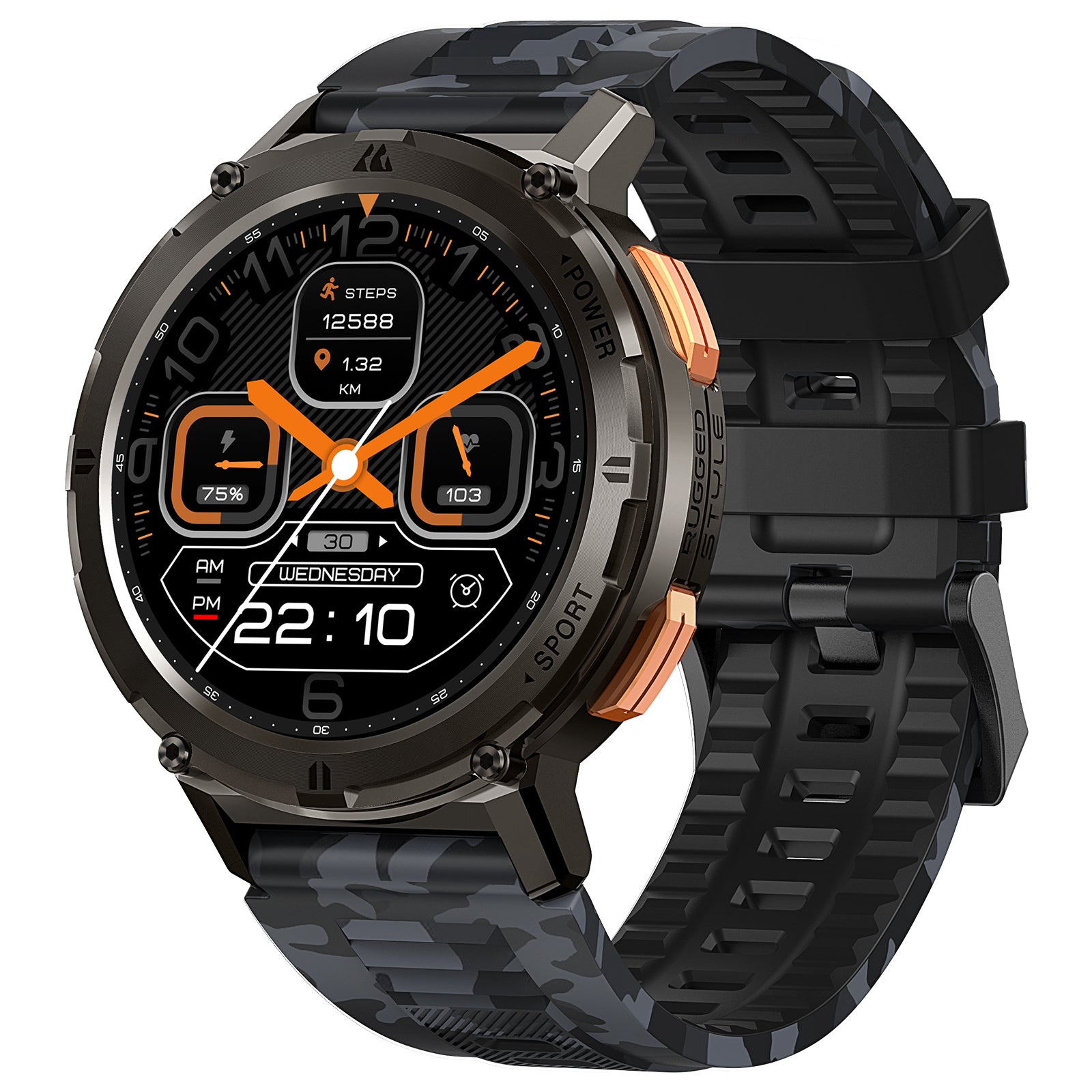 Kospet 22mm kamuflaj kayışı