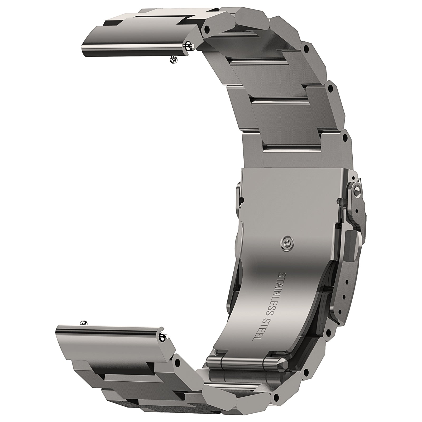 Kospet 22mm paslanmaz çelik katlanır toka kayışı