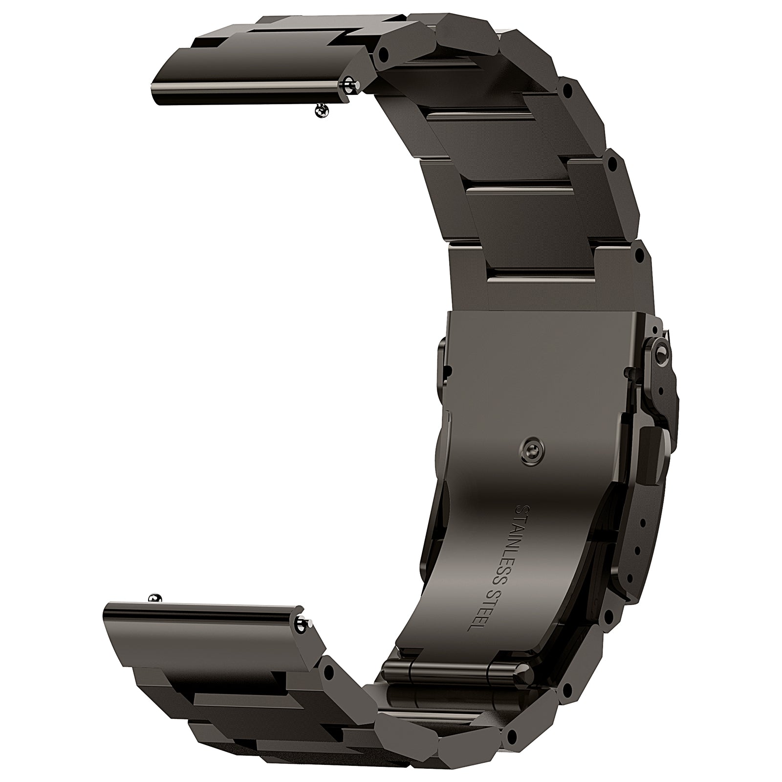 Kospet 22mm paslanmaz çelik katlanır toka kayışı