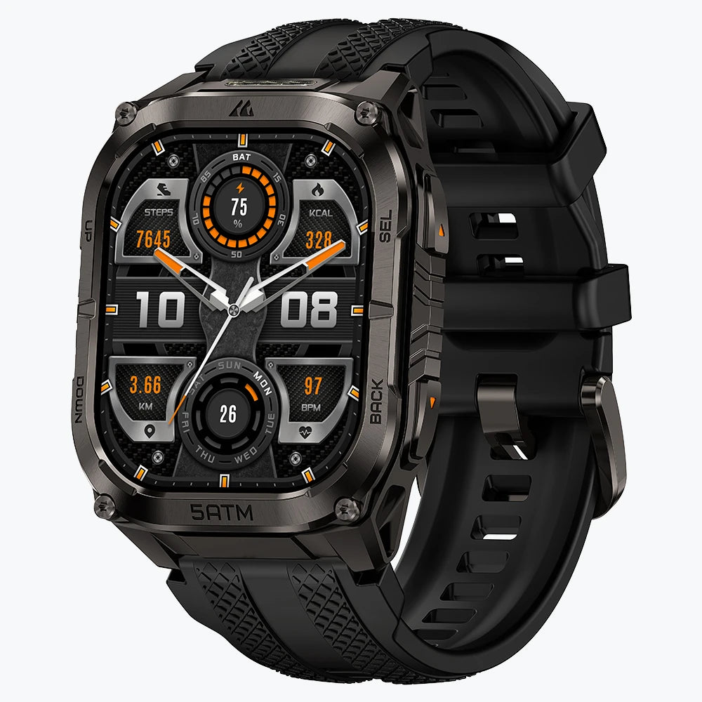 TANK M4C: Square Smartwatch for Construction | KOSPET Global