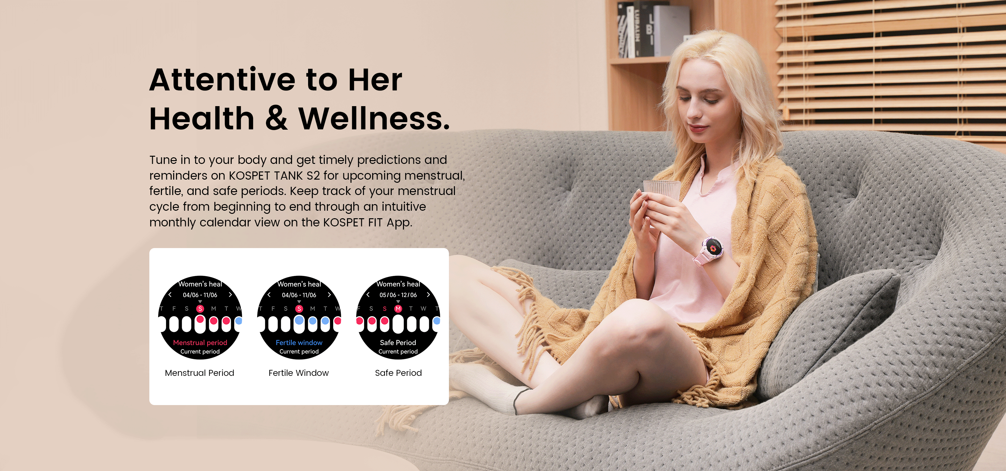 fitness tracker Health for Women Heart rate  sleep tracking