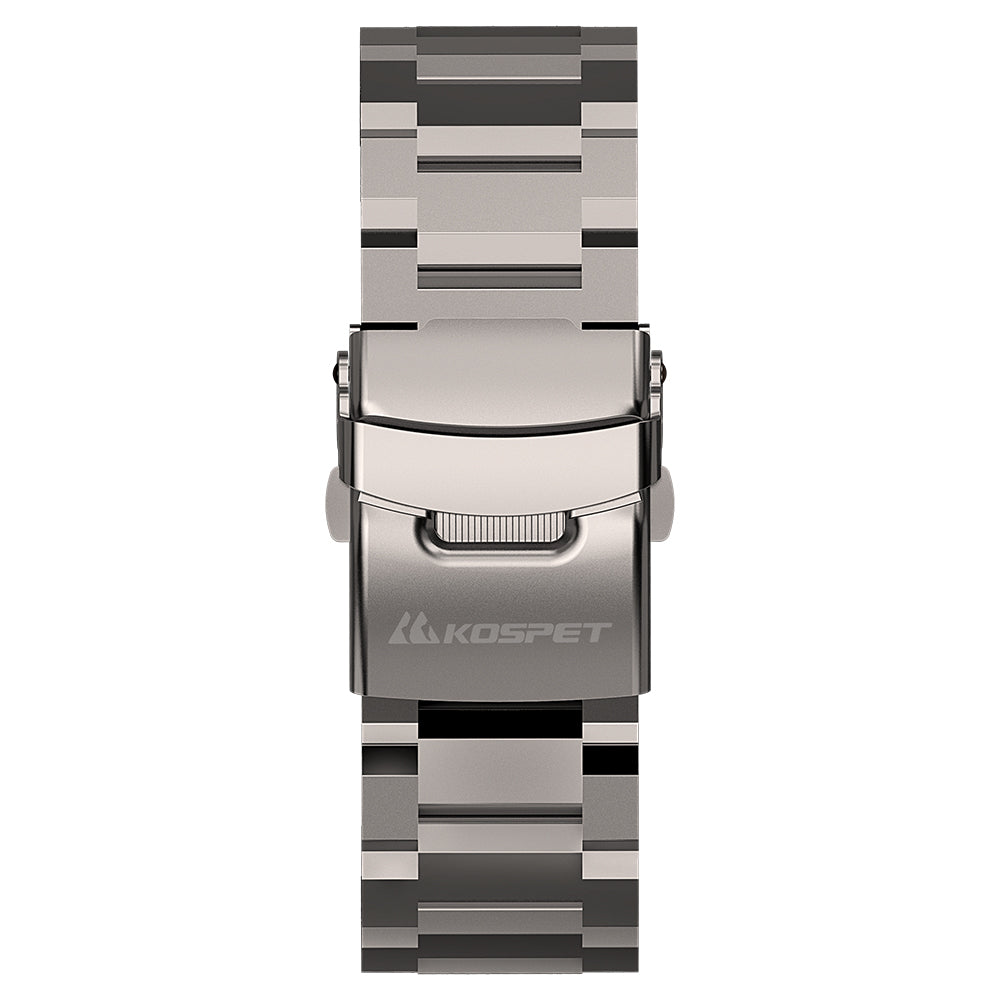 KOSPET 22mm Stainless Steel Folding Clasp Strap