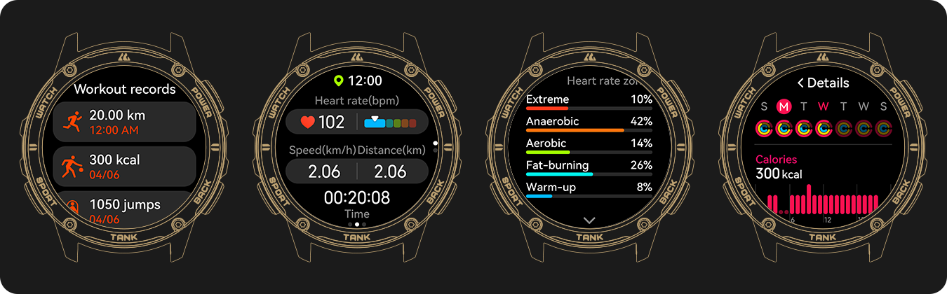 KOSPET TANK T3 Calling Rugged Smartwatch