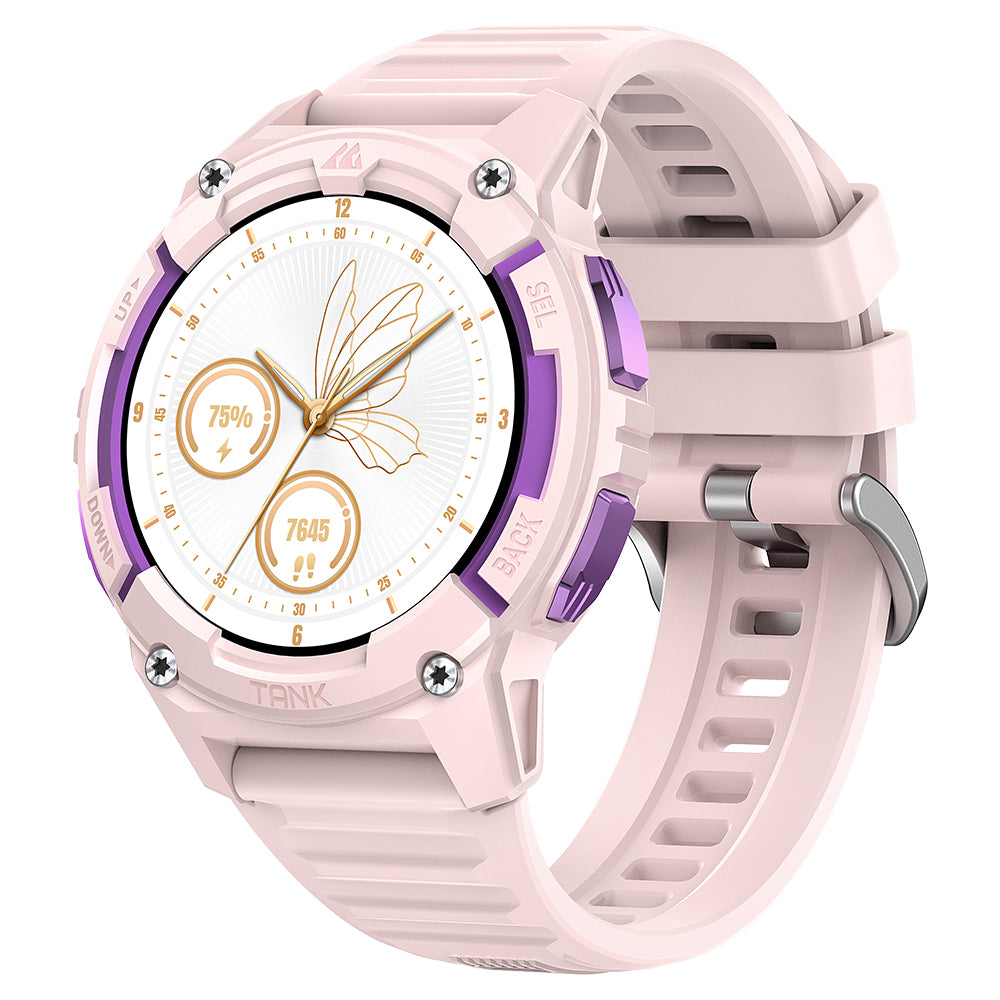 KOSPET TANK S2 Smartwatch with Waterproof Design and GPS-Pink