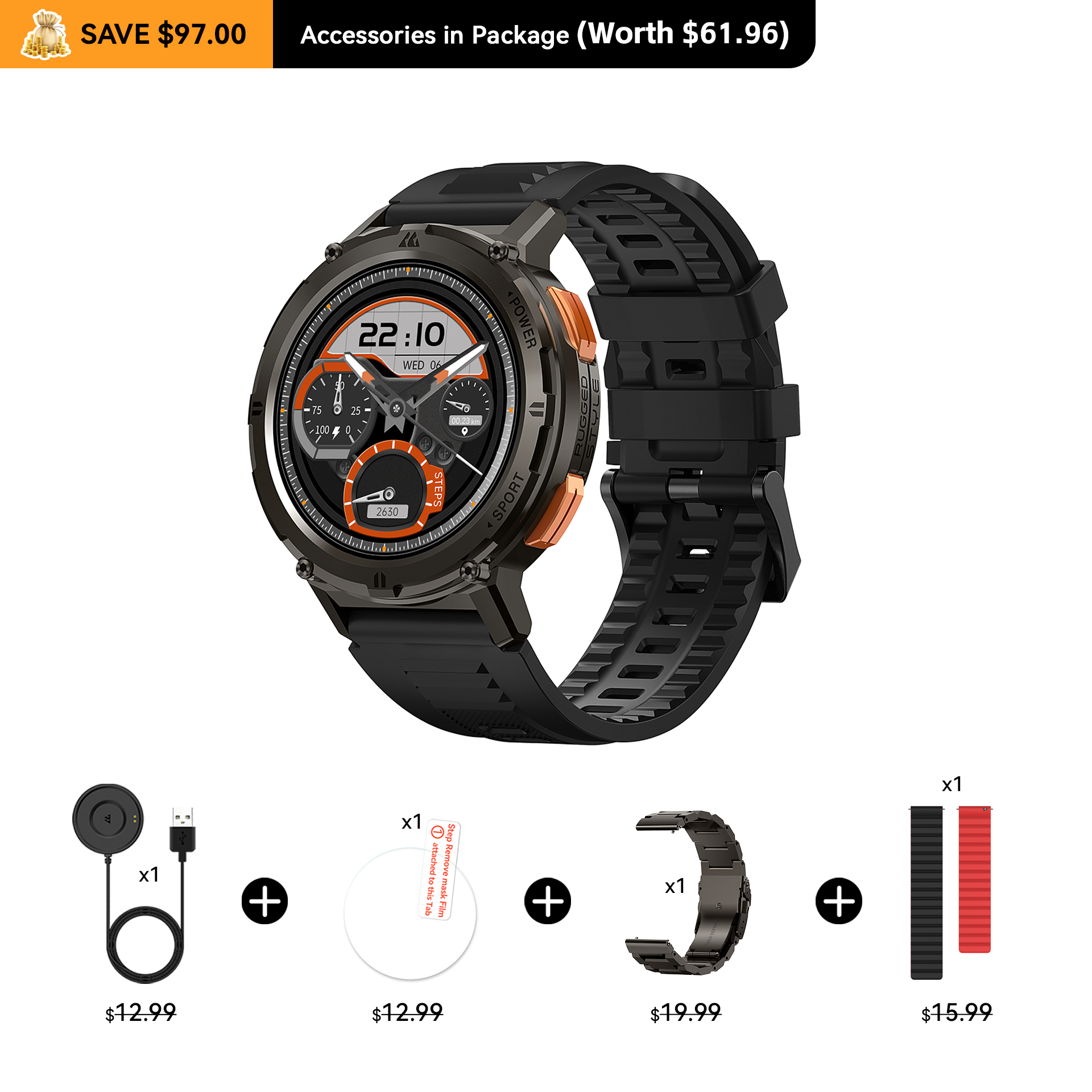 KOSPET TANK T2 Smartwatch