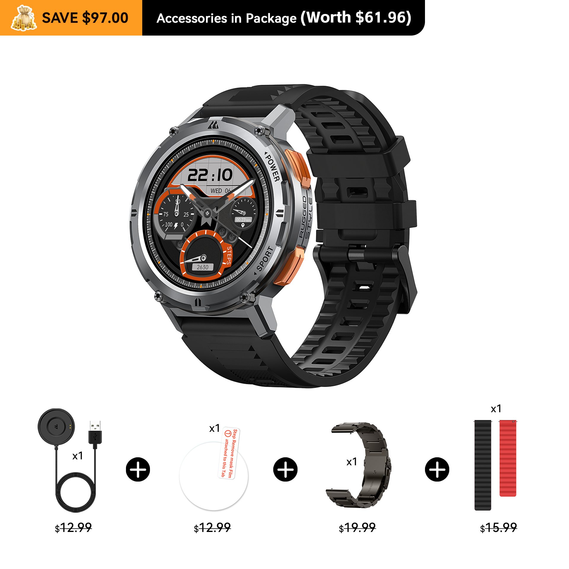 KOSPET TANK T2 Smartwatch