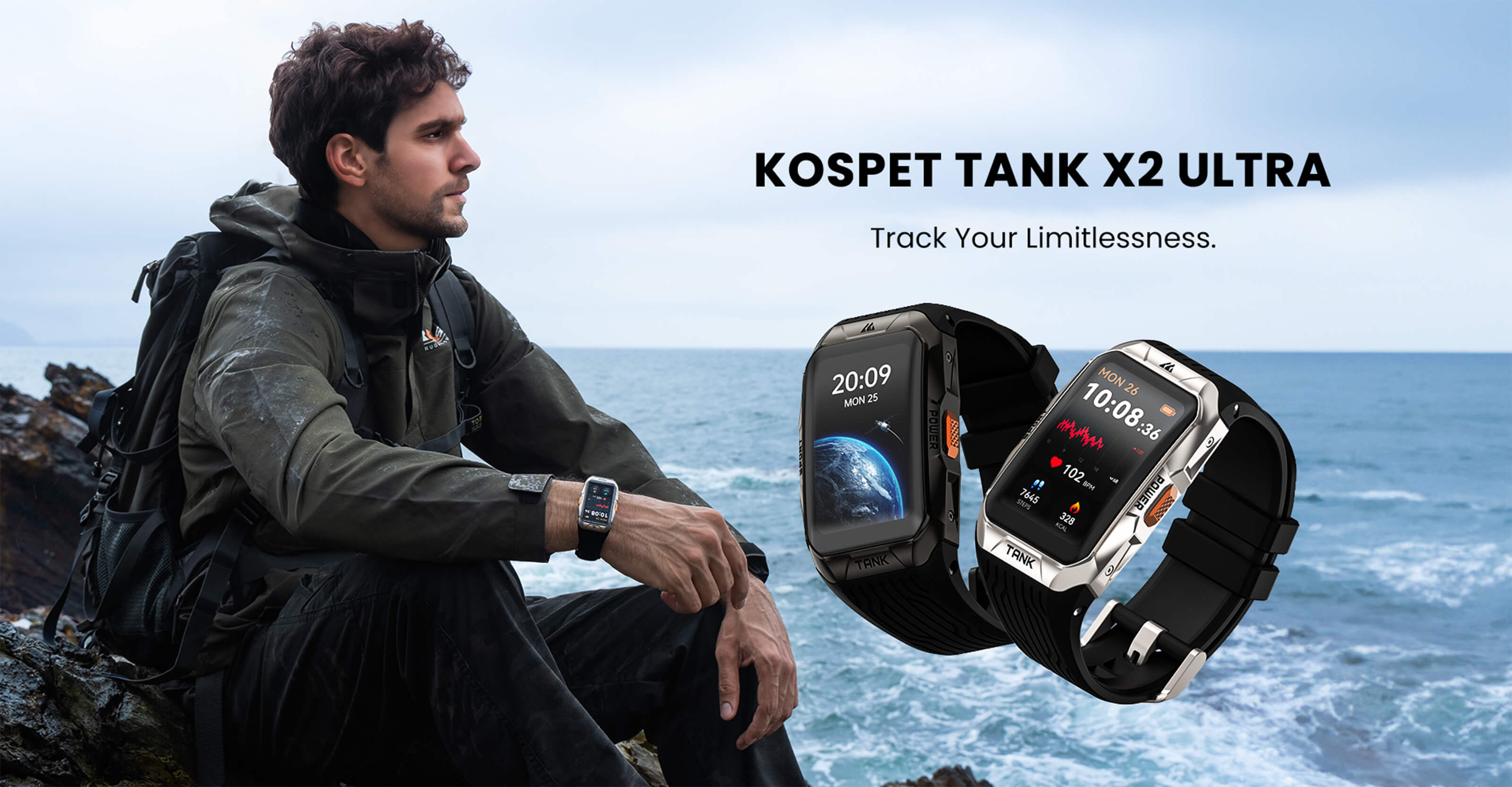 TANK X2 Ultra：Smartband with Health Steward | KOSPET