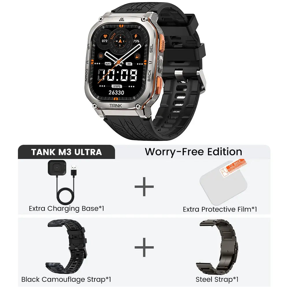 KOSPET TANK M3 ULTRA Smartwatch Black Standard